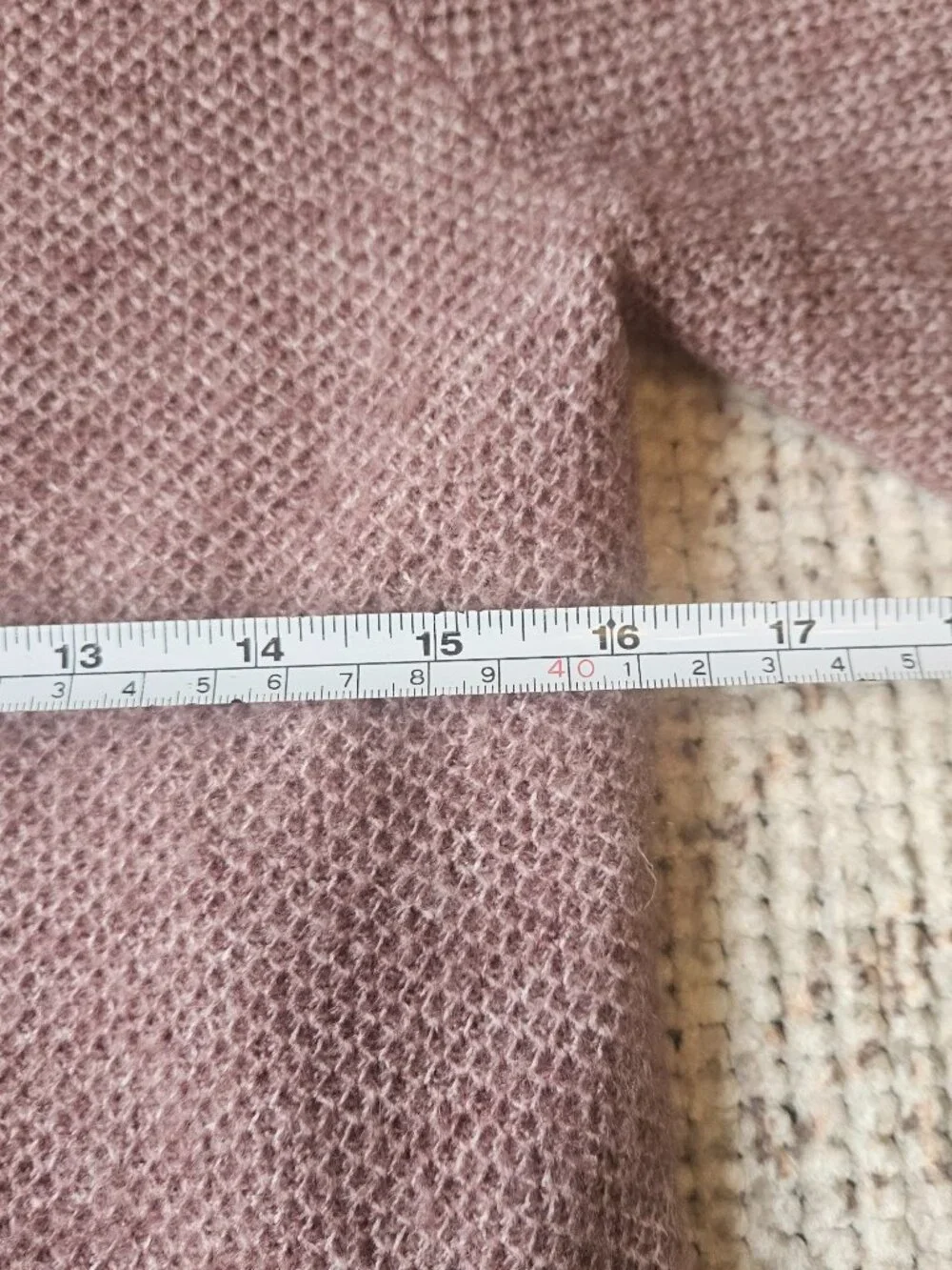 Abercrombie Pullover Zipper Crew Sweater in Mauve